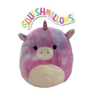 Unicorn tie dye Squishmallow